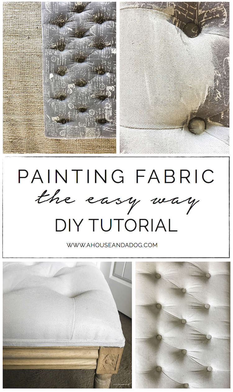 Painting Fabric, the Easy Way - DIY Tutorial | designedsimple.com
